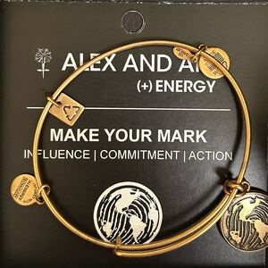 Alex and Ani (+)Energy “Make Your Mark” bracelet, New-in-Box, MSRP $24